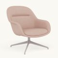 Fotel Fiber Lounge Armchair  Swivel Base podstawa Grey Canvas MUUTO różne warianty 