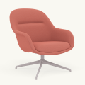 Fotel Fiber Lounge Armchair  Swivel Base podstawa Grey Steelcut Trio MUUTO różne warianty 