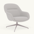 Fotel Fiber Lounge Armchair  Swivel Base podstawa Grey Steelcut Trio MUUTO różne warianty 