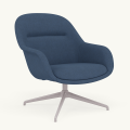 Fotel Fiber Lounge Armchair  Swivel Base podstawa Grey Fiord MUUTO różne warianty