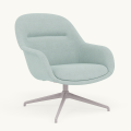 Fotel Fiber Lounge Armchair  Swivel Base podstawa Grey Fiord MUUTO różne warianty