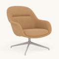 Fotel Fiber Lounge Armchair  Swivel Base podstawa Grey Fiord MUUTO różne warianty