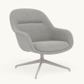 Fotel Fiber Lounge Armchair  Swivel Base podstawa Grey Fiord MUUTO różne warianty