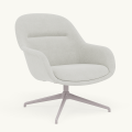 Fotel Fiber Lounge Armchair  Swivel Base podstawa Grey Fiord MUUTO różne warianty