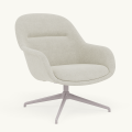 Fotel Fiber Lounge Armchair  Swivel Base podstawa Grey Fiord MUUTO różne warianty