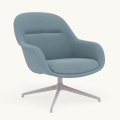 Fotel Fiber Lounge Armchair  Swivel Base podstawa Grey Remix MUUTO różne warianty