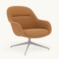 Fotel Fiber Lounge Armchair  Swivel Base podstawa Grey Remix MUUTO różne warianty