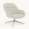 Fotel Fiber Lounge Armchair  Swivel Base podstawa Grey Remix MUUTO różne warianty
