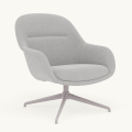 Fotel Fiber Lounge Armchair  Swivel Base podstawa Grey Remix MUUTO różne warianty