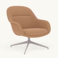 Fotel Fiber Lounge Armchair  Swivel Base podstawa Grey Remix MUUTO różne warianty