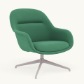 Fotel Fiber Lounge Armchair  Swivel Base podstawa Grey Vidar MUUTO różne warianty 