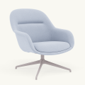 Fotel Fiber Lounge Armchair  Swivel Base podstawa Grey Vidar MUUTO różne warianty 