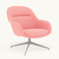 Fotel Fiber Lounge Armchair  Swivel Base podstawa Grey Vidar MUUTO różne warianty 