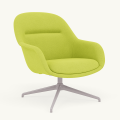 Fotel Fiber Lounge Armchair  Swivel Base podstawa Grey Hallingdal MUUTO różne warianty 