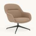Fotel Fiber Lounge Armchair  Swivel Base podstawa Anthracite Black Hallingdal MUUTO różne warianty  