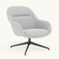 Fotel Fiber Lounge Armchair  Swivel Base podstawa Anthracite Black Hallingdal MUUTO różne warianty  