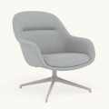 Fotel Fiber Lounge Armchair  Swivel Base podstawa Grey Clay MUUTO różne warianty 