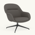 Fotel Fiber Lounge Armchair  Swivel Base podstawa Anthracite Black Clay MUUTO różne warianty 