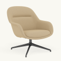 Fotel Fiber Lounge Armchair  Swivel Base podstawa Anthracite Black Clay MUUTO różne warianty 