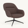 Fotel Fiber Lounge Armchair  Swivel Base podstawa Anthracite Black Clay MUUTO różne warianty 