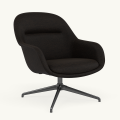 Fotel Fiber Lounge Armchair  Swivel Base podstawa Anthracite Black Clay MUUTO różne warianty 