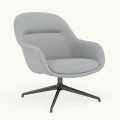 Fotel Fiber Lounge Armchair  Swivel Base podstawa Anthracite Black Clay MUUTO różne warianty 