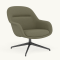 Fotel Fiber Lounge Armchair  Swivel Base podstawa Anthracite Black Clay MUUTO różne warianty 