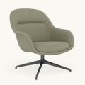 Fotel Fiber Lounge Armchair  Swivel Base podstawa Anthracite Black Clay MUUTO różne warianty 