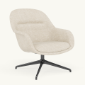Fotel Fiber Lounge Armchair  Swivel Base podstawa Anthracite Black Clay MUUTO różne warianty 