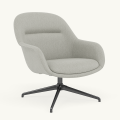 Fotel Fiber Lounge Armchair  Swivel Base podstawa Anthracite Black Clay MUUTO różne warianty 