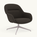 Fotel Fiber Lounge Armchair  Swivel Base podstawa Grey Ocean  MUUTO różne warianty 