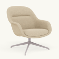 Fotel Fiber Lounge Armchair  Swivel Base podstawa Grey Hearth MUUTO różne warianty 