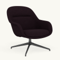 Fotel Fiber Lounge Armchair  Swivel Base podstawa Anthracite Black Hearth MUUTO różne warianty 