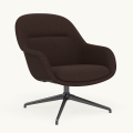 Fotel Fiber Lounge Armchair  Swivel Base podstawa Anthracite Black Acca MUUTO różne warianty 