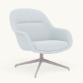Fotel Fiber Lounge Armchair  Swivel Base podstawa Grey Acca MUUTO różne warianty 