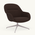 Fotel Fiber Lounge Armchair  Swivel Base podstawa Grey Acca MUUTO różne warianty 