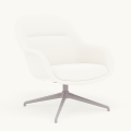 Fotel Fiber Lounge Armchair  Swivel Base podstawa Grey Acca MUUTO różne warianty 