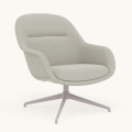 Fotel Fiber Lounge Armchair  Swivel Base podstawa Grey Acca MUUTO różne warianty 