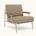 Fotel ogrodowy Settle Lounge podstawa Grey MUUTO różne warianty