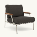 Fotel ogrodowy Settle Lounge podstawa Grey MUUTO różne warianty