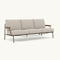 MUUTO sofa ogrodowa SETTLE 3-Seater  Ribbed podstawa Taupe MUUTO różne warianty