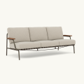 MUUTO sofa ogrodowa SETTLE 3-Seater  Ribbed podstawa Taupe MUUTO różne warianty