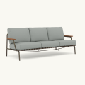 MUUTO sofa ogrodowa SETTLE 3-Seater  Ribbed podstawa Taupe MUUTO różne warianty