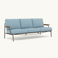 MUUTO sofa ogrodowa SETTLE 3-Seater  Ribbed podstawa Taupe MUUTO różne warianty