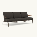 MUUTO sofa ogrodowa SETTLE 3-Seater  Ribbed podstawa Taupe MUUTO różne warianty