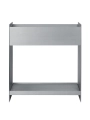 Doniczka Lager Plant Box with Shelf Aluminium Ferm Living 
