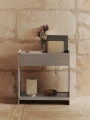 Doniczka Lager Plant Box with Shelf Aluminium Ferm Living 