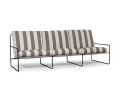 Sofa ogrodowa Desert 3 podstawa Black Ferm Living różne warianty