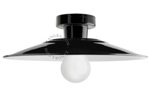 Lampa emalia i porcelana czarna light.041.c.b.001 Zangra 