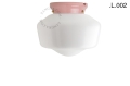 Różowa porcelanowa lampa Art Deco Chaella Zangra różne warianty 